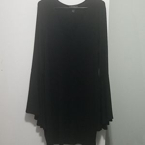 Black Bell Sleeve Dress